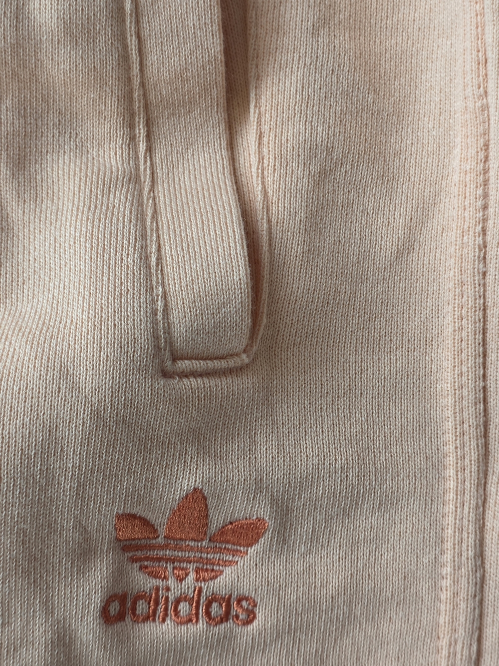Adidas Women’s Peach Ribbed Crop Tank - Picture 4 of 5